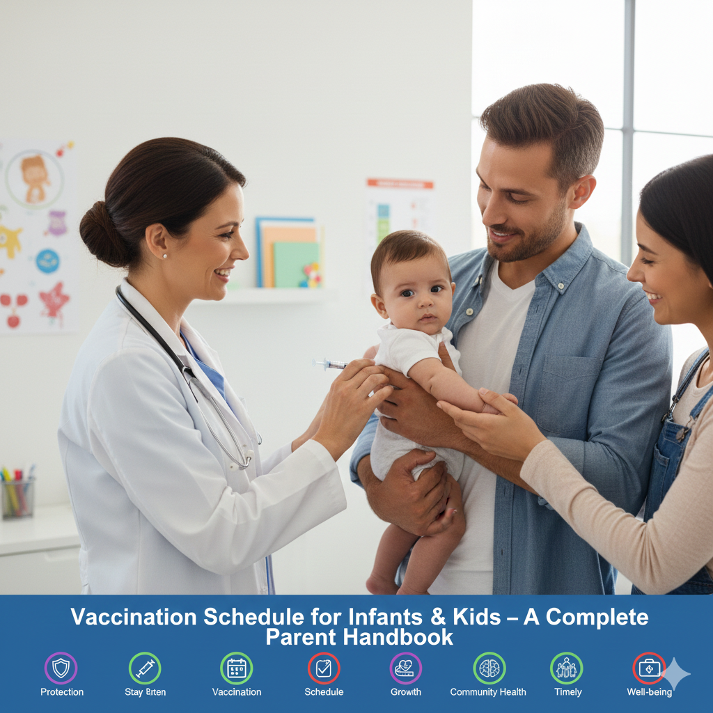 Vaccination Schedule for Infants & Kids – A Complete Parent Handbook